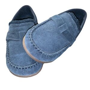 Siesta Splendid Cozy Marine Blue Suede Loafers – Revitalign – Size 8.5
